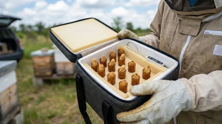 What environmental conditions should be avoided during cell transport? Protect Your Queen Cells from Harm