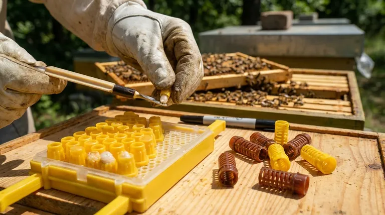 Why is it important to select a healthy larva less than 24 hours old for queen rearing? Maximize Queen Quality and Colony Strength