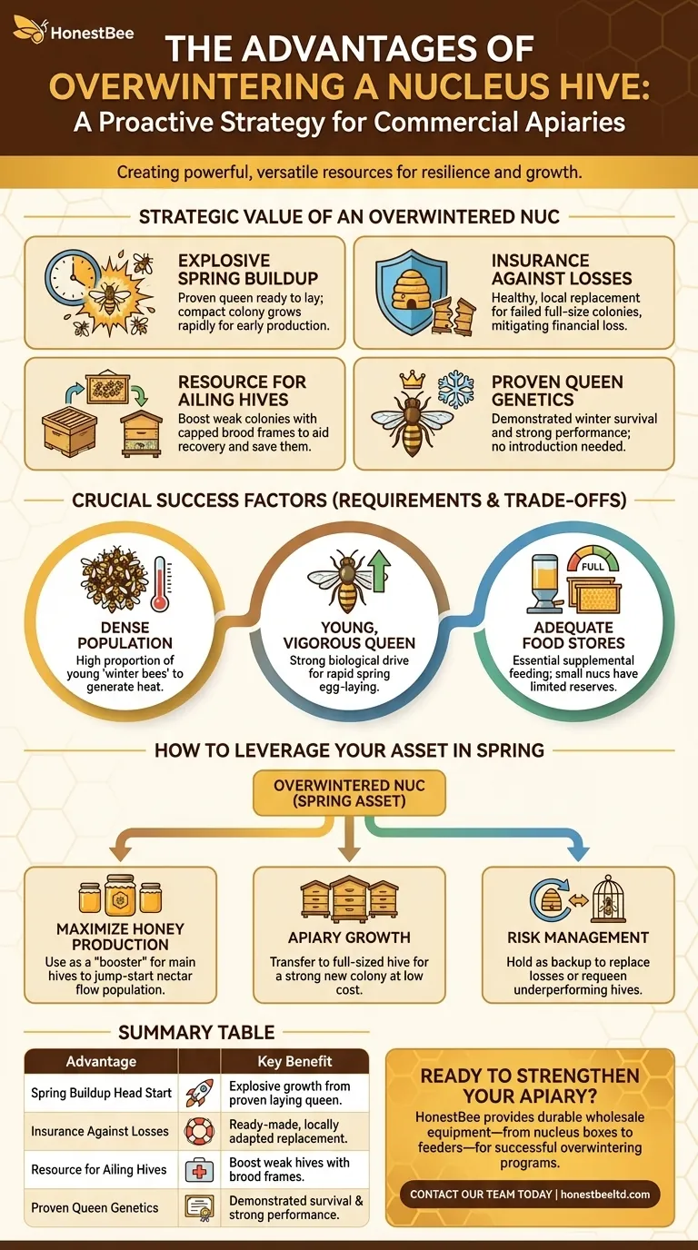 What is the advantage of overwintering a nucleus? A Strategic Asset for Beekeeping Success Visual Guide