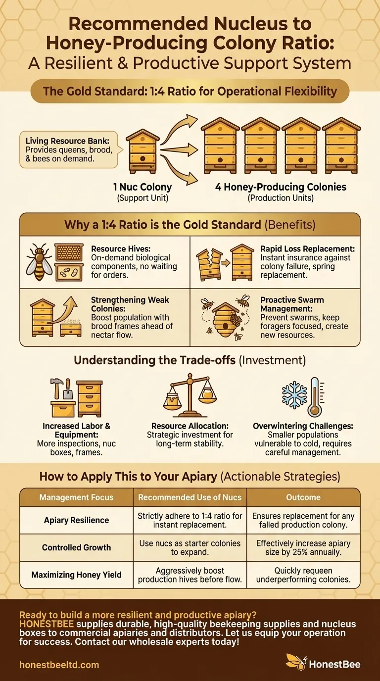 蜂群与产蜜蜂群的推荐比例是多少？实现一个有韧性的蜂场 图解指南