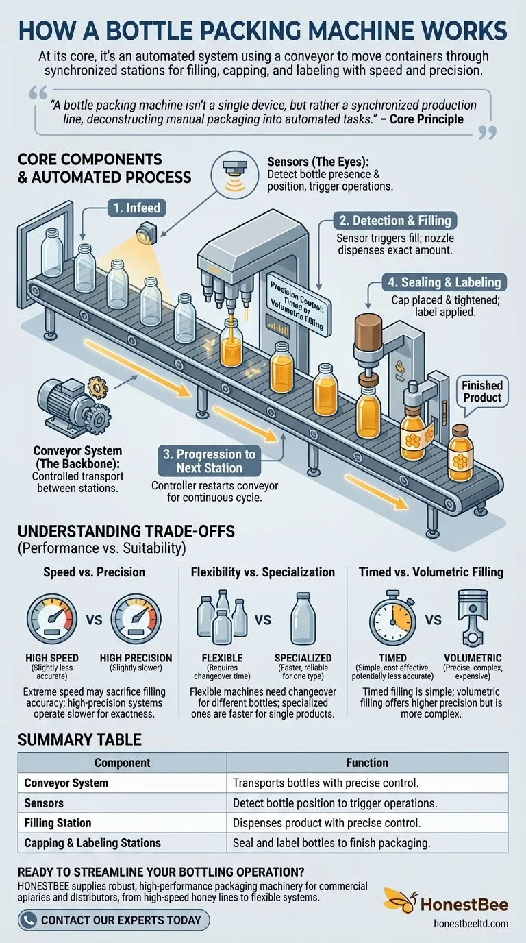 How does a bottle packing machine work? Automate Your Bottling Line for Peak Efficiency Visual Guide