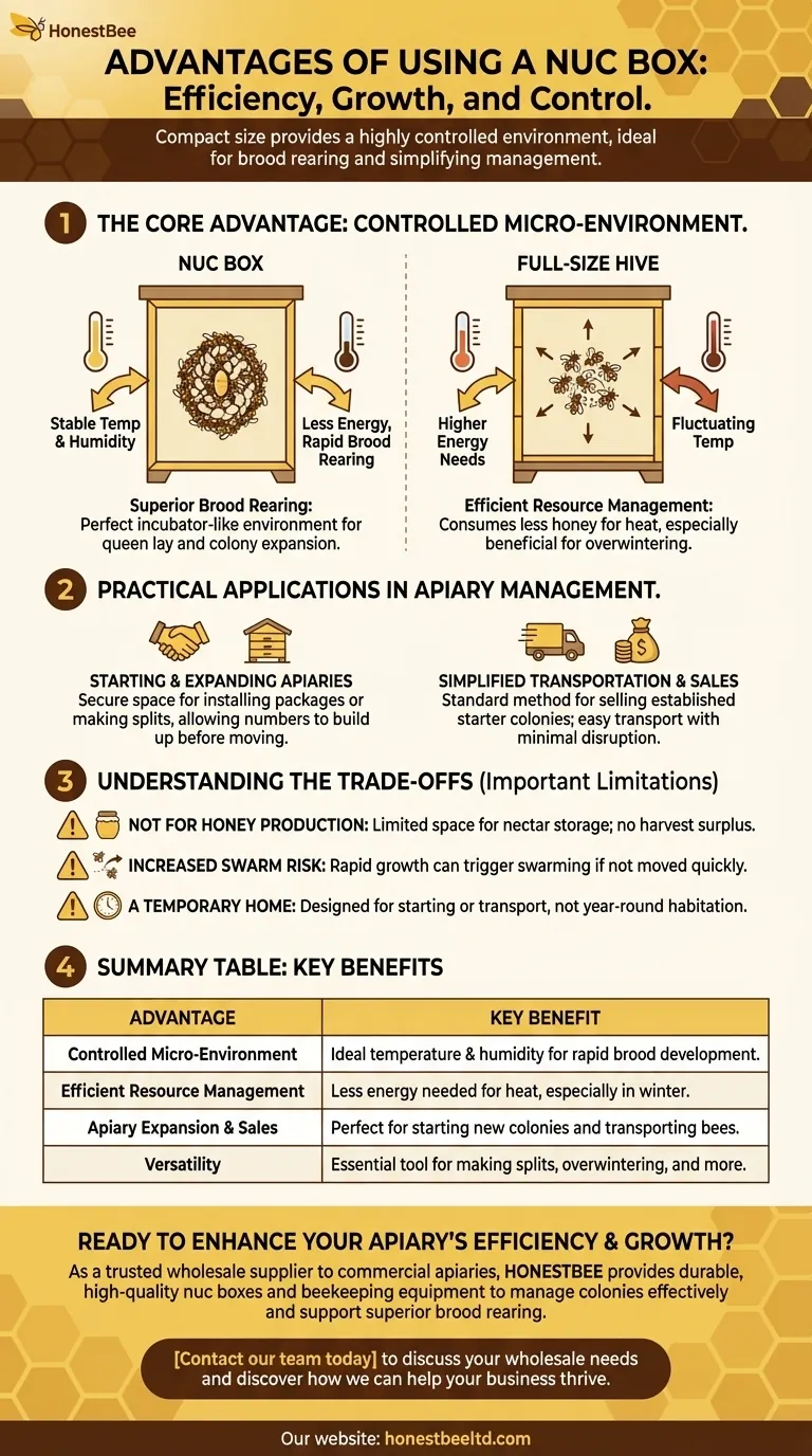 What are the advantages of using a nuc box? Achieve Superior Colony Management and Growth Visual Guide