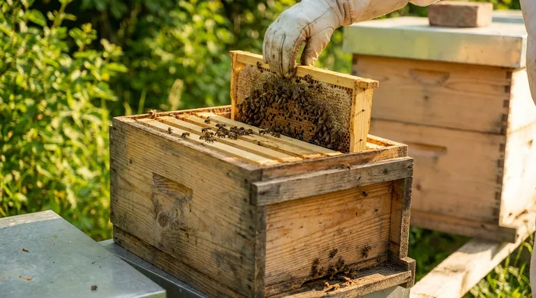 Qual é a vantagem de um número menor de quadros em uma caixa nuc de madeira? Saúde Superior da Cria e Crescimento da Colônia