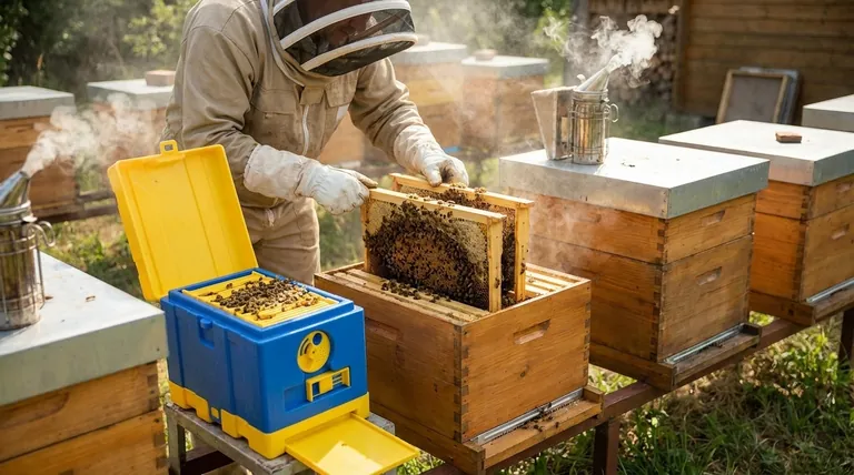 핵군(nuc)으로 군집을 여왕 교체하는 것이 어떻게 도움이 되나요? 벌통을 즉시 활성화하여 생산성을 극대화하세요