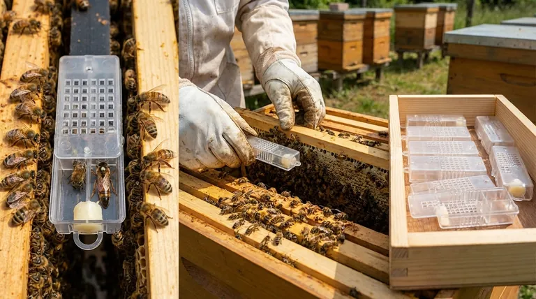 What are the benefits of using queen cages in beekeeping? Ensure Queen Acceptance and Hive Success