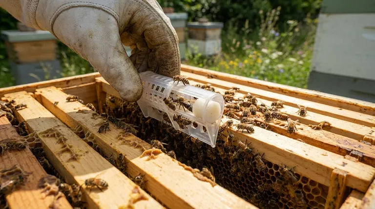 ¿Cuándo se utilizan típicamente las jaulas para reinas en la apicultura? Asegure una Introducción Exitosa de la Reina