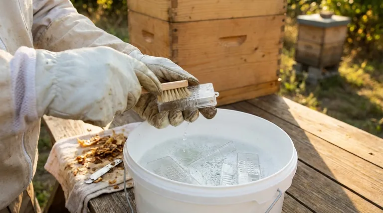 As gaiolas de rainha são reutilizáveis? Sim, com a limpeza adequada para uma apicultura sustentável.