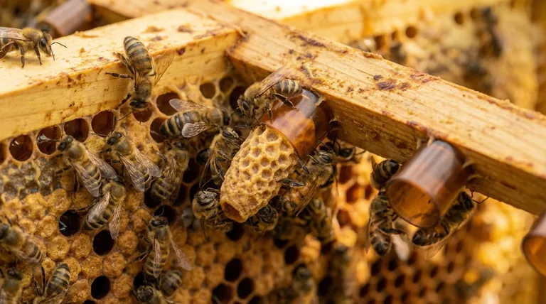 What happens when a queen cell is introduced into a queenless colony? Ensure Successful Requeening