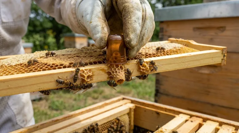 How do bees typically destroy a queen cell? A Guide to Successful Queen Rearing