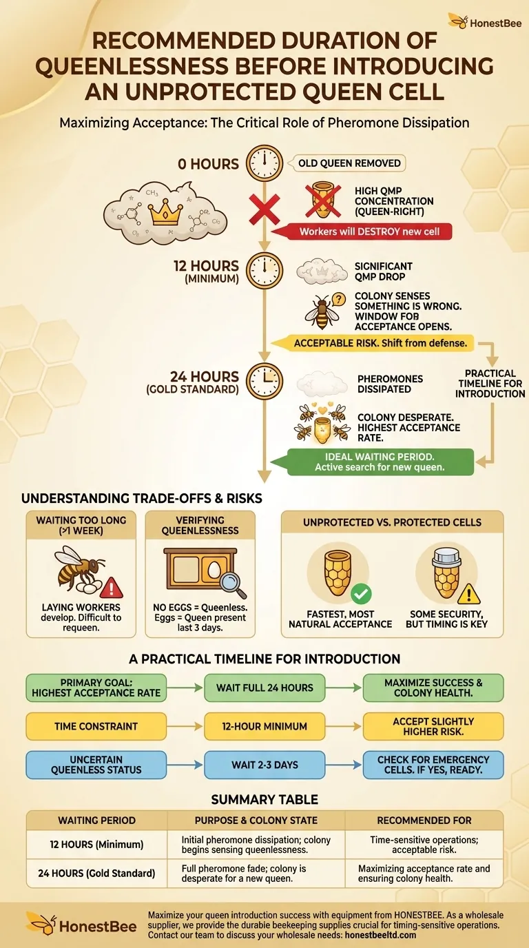 Какова рекомендуемая продолжительность безматочного состояния перед подсадкой незащищенной маточной клеточки? Обеспечьте высокий процент приема матки Визуальное руководство