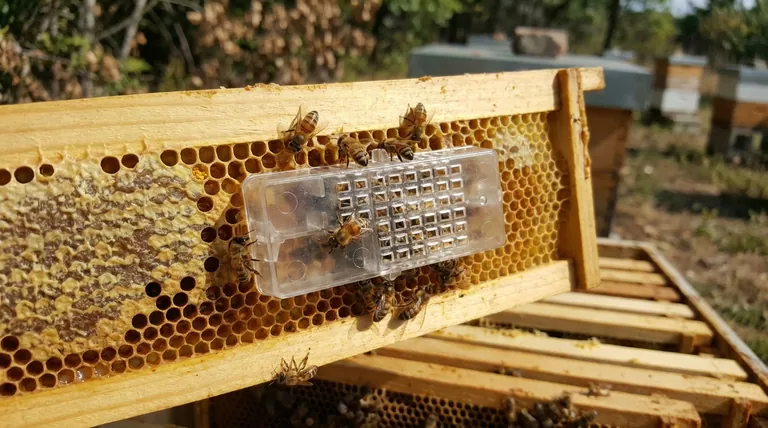 What is the recommended duration of queenlessness before introducing an unprotected queen cell? Ensure High Queen Acceptance