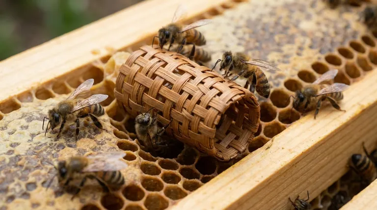 什么是编织竹制保护罩,它是如何构造的?养蜂中的天然、可持续选择