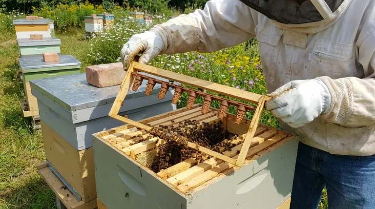 ما الغرض من إعادة ترتيب صناديق الحضنة في مستعمرة تربية الخلايا؟ عزز جودة الملكة بإدارة إستراتيجية للخلايا