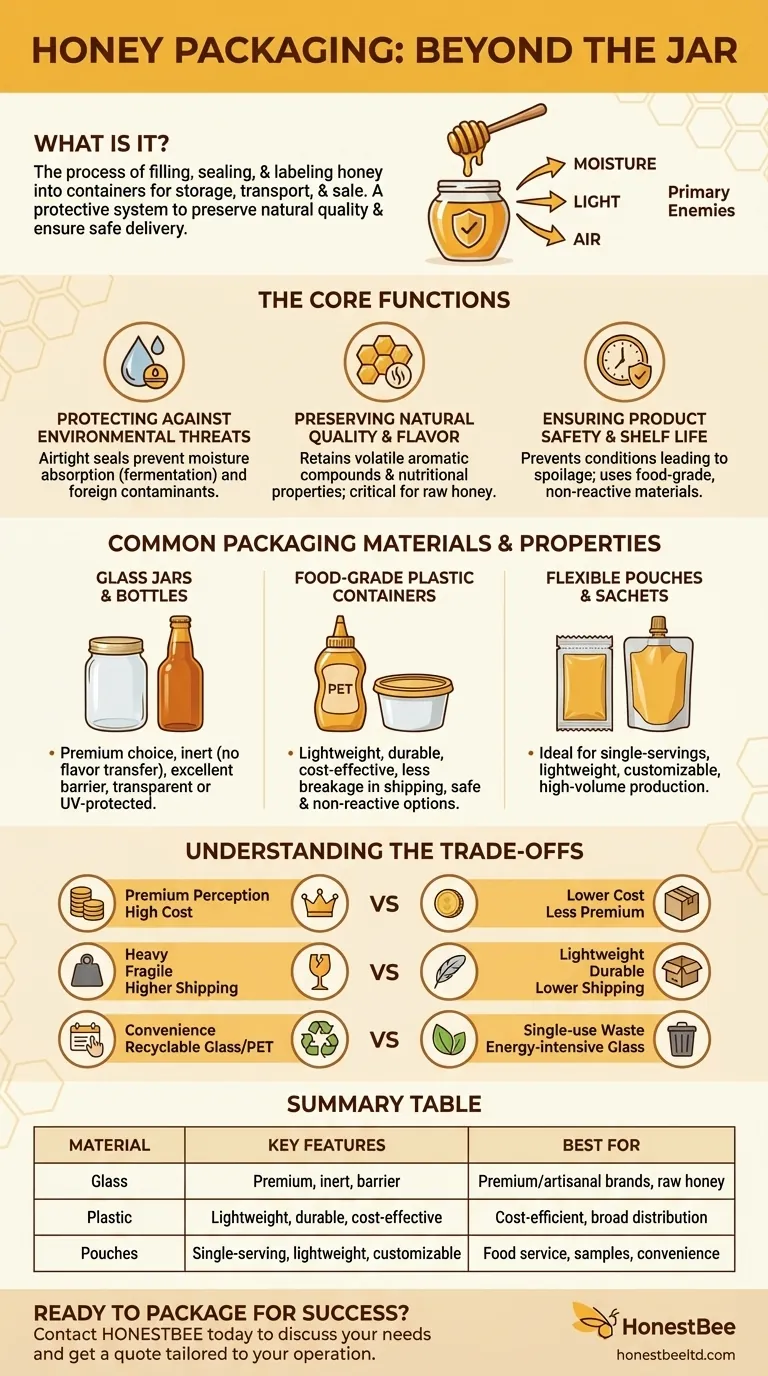 Qu'est-ce que l'emballage du miel ? Un guide pour protéger la qualité et stimuler les ventes Guide Visuel