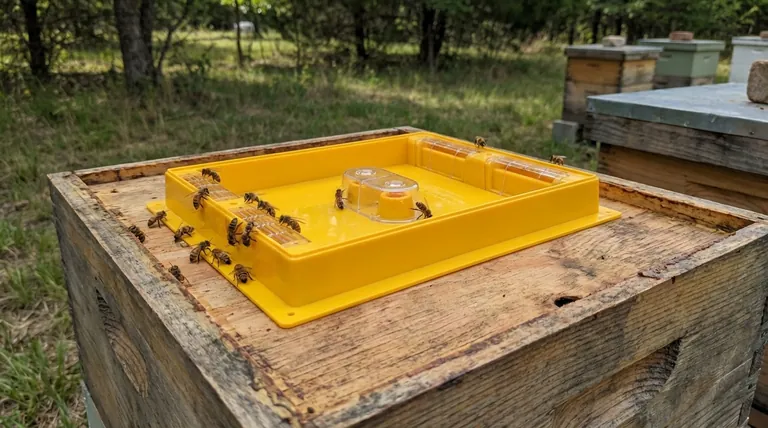 圆形顶部喂食器与哪些类型的蜂箱兼容?通用兼容 8 框和 10 框兰氏蜂箱