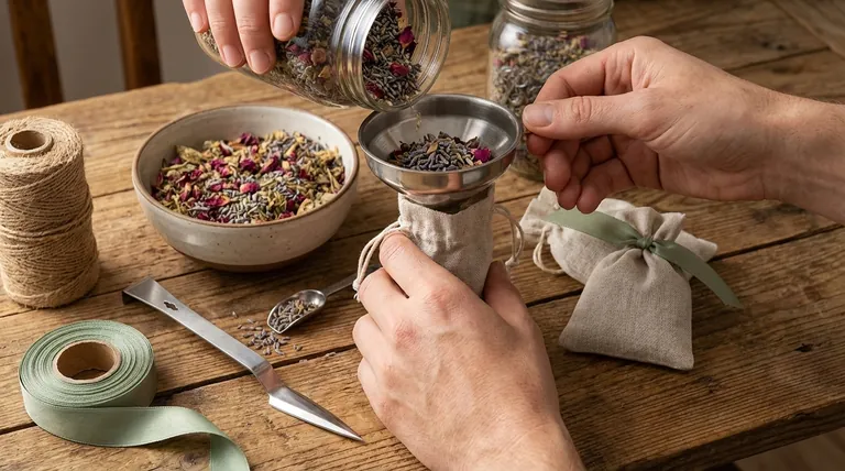 Wie füllt man einen Säckchenbeutel? Eine Schritt-für-Schritt-Anleitung für perfekt gefüllte Duftsäckchen