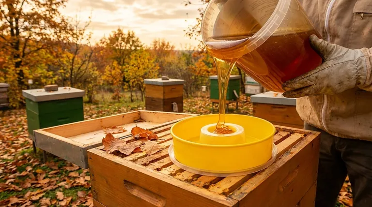 Welches Sirup-Mischverhältnis wird für die Herbstfütterung empfohlen? Sichern Sie das Überleben Ihres Bienenstocks im Winter