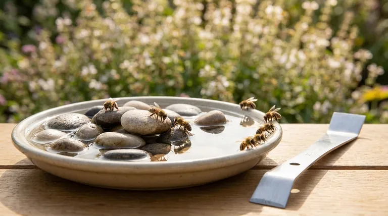 Why is water important for bees, and how can it be provided? A Guide to Safe Hydration