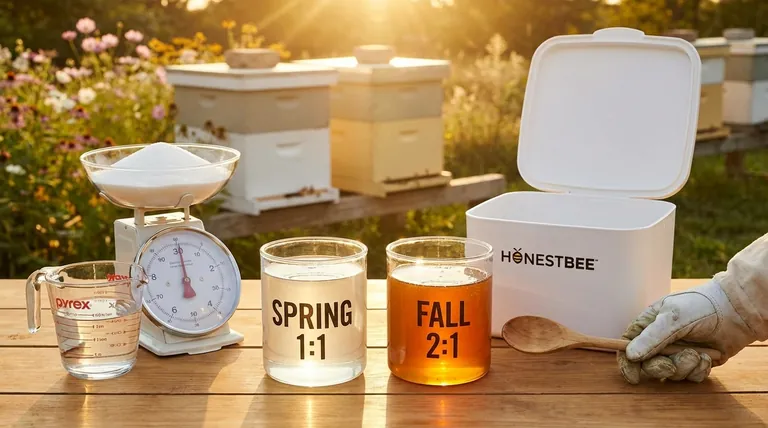 Каковы рекомендуемые соотношения сахарного сиропа для подкормки пчел весной и осенью? Оптимизируйте здоровье и продуктивность улья