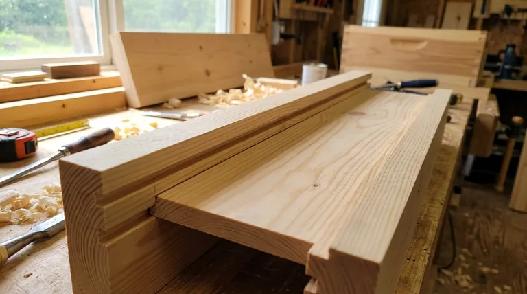 What is the purpose of the dado cut in the long sides of the hive-top feeder? Prevent Warping & Ensure Longevity