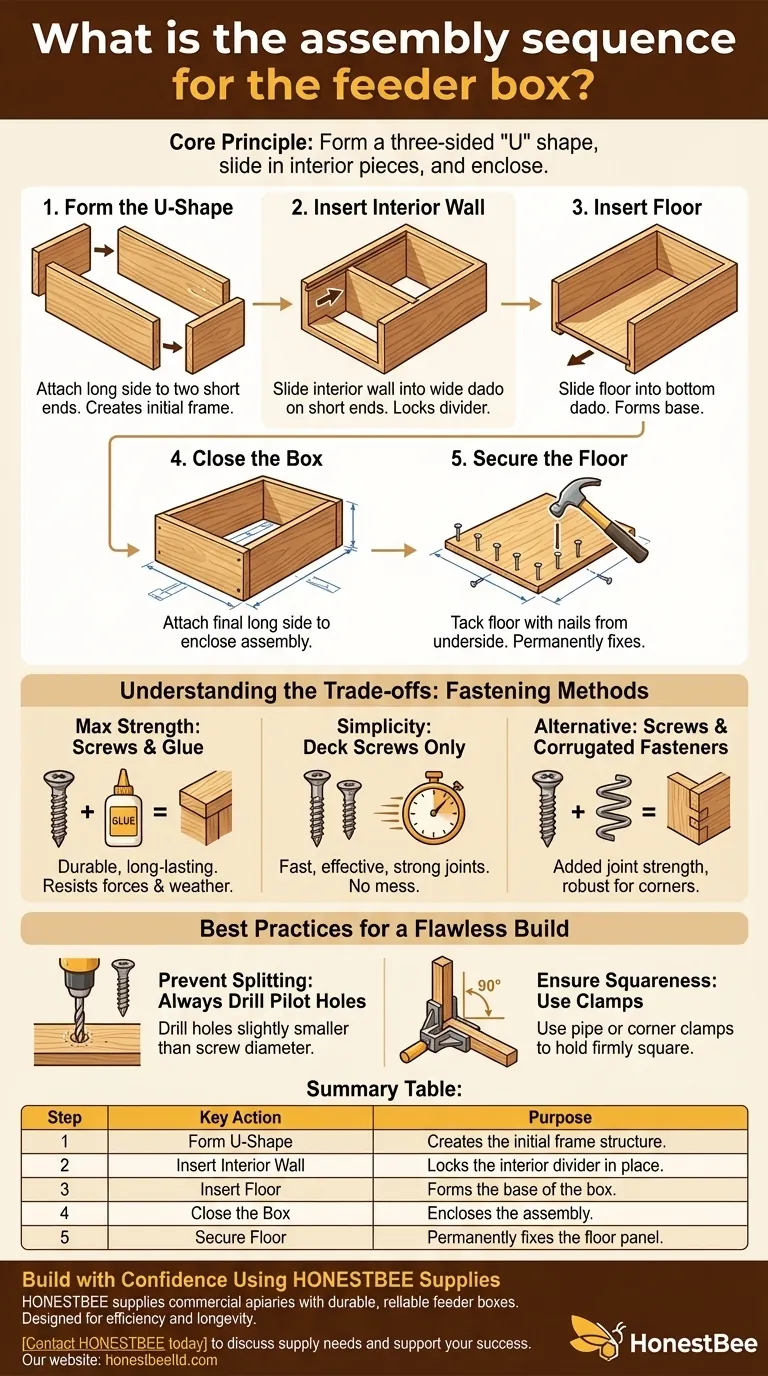 ما هو تسلسل تجميع صندوق التغذية؟ دليل خطوة بخطوة لبناء مثالي دليل مرئي