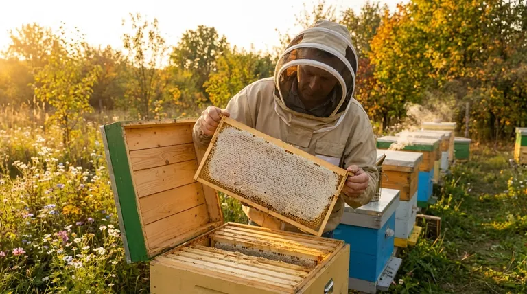 When is it recommended to harvest surplus honey from established hives? Timing Your Harvest for Colony Health