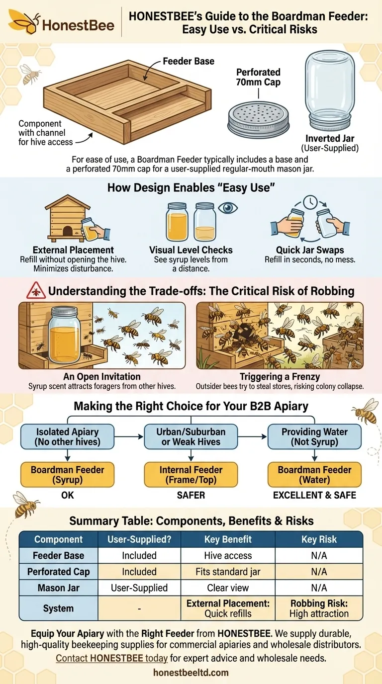 What is included with the Boardman Feeder for easy use? Essential Components for Quick Hive Feeding Visual Guide