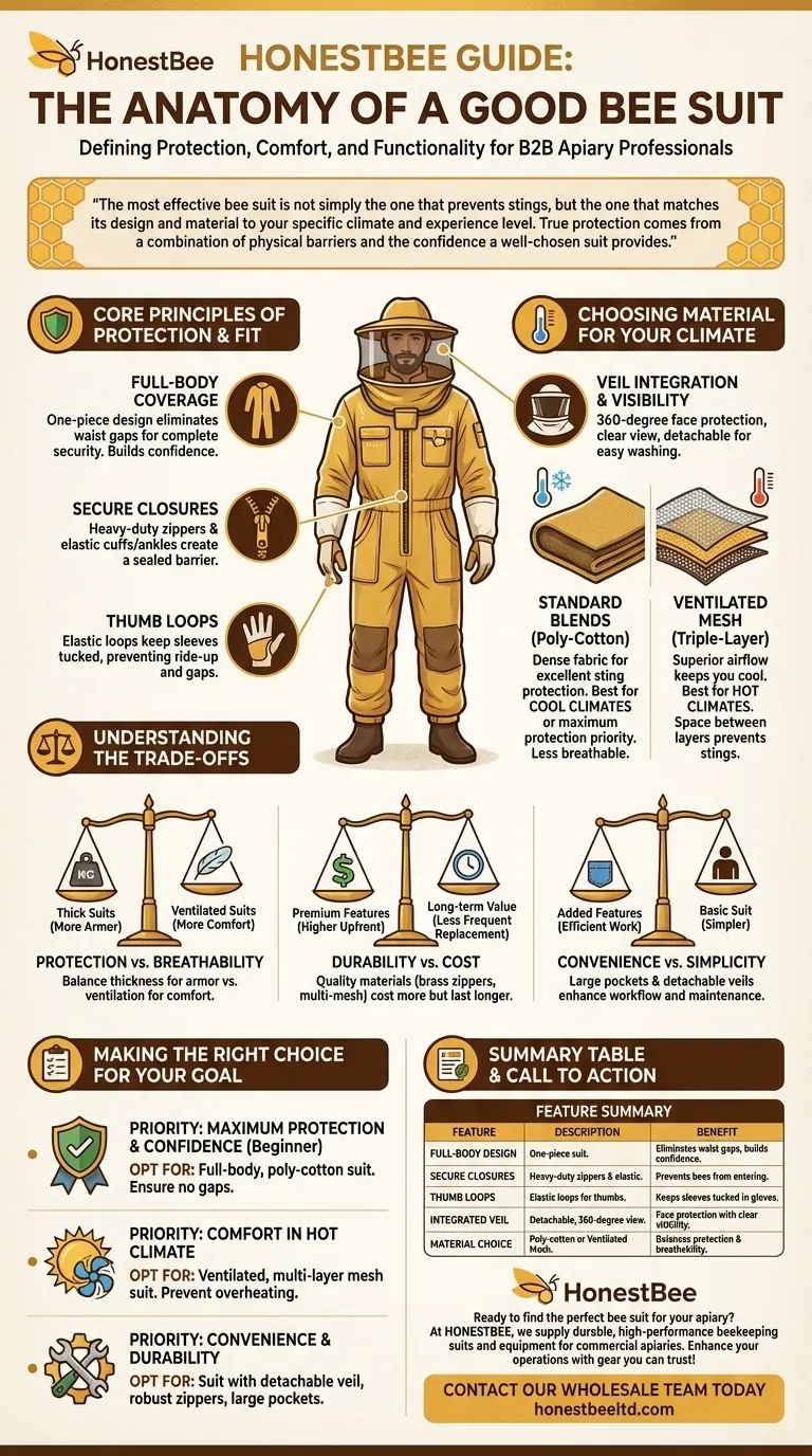 What are the features of a good bee suit? Ensure Complete Protection and Comfort for Beekeepers Visual Guide