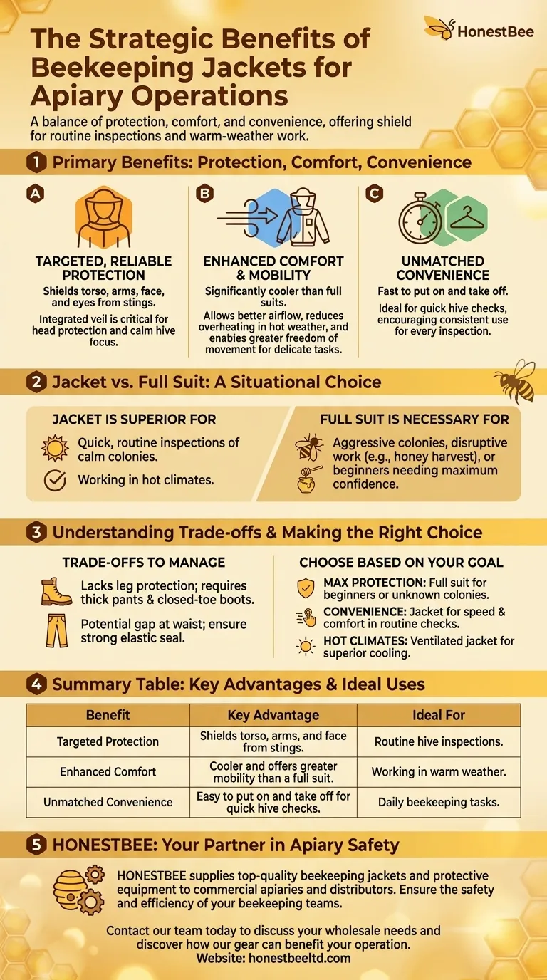 What are the benefits of beekeeping jackets? Achieve Optimal Protection and Comfort for Hive Inspections Visual Guide