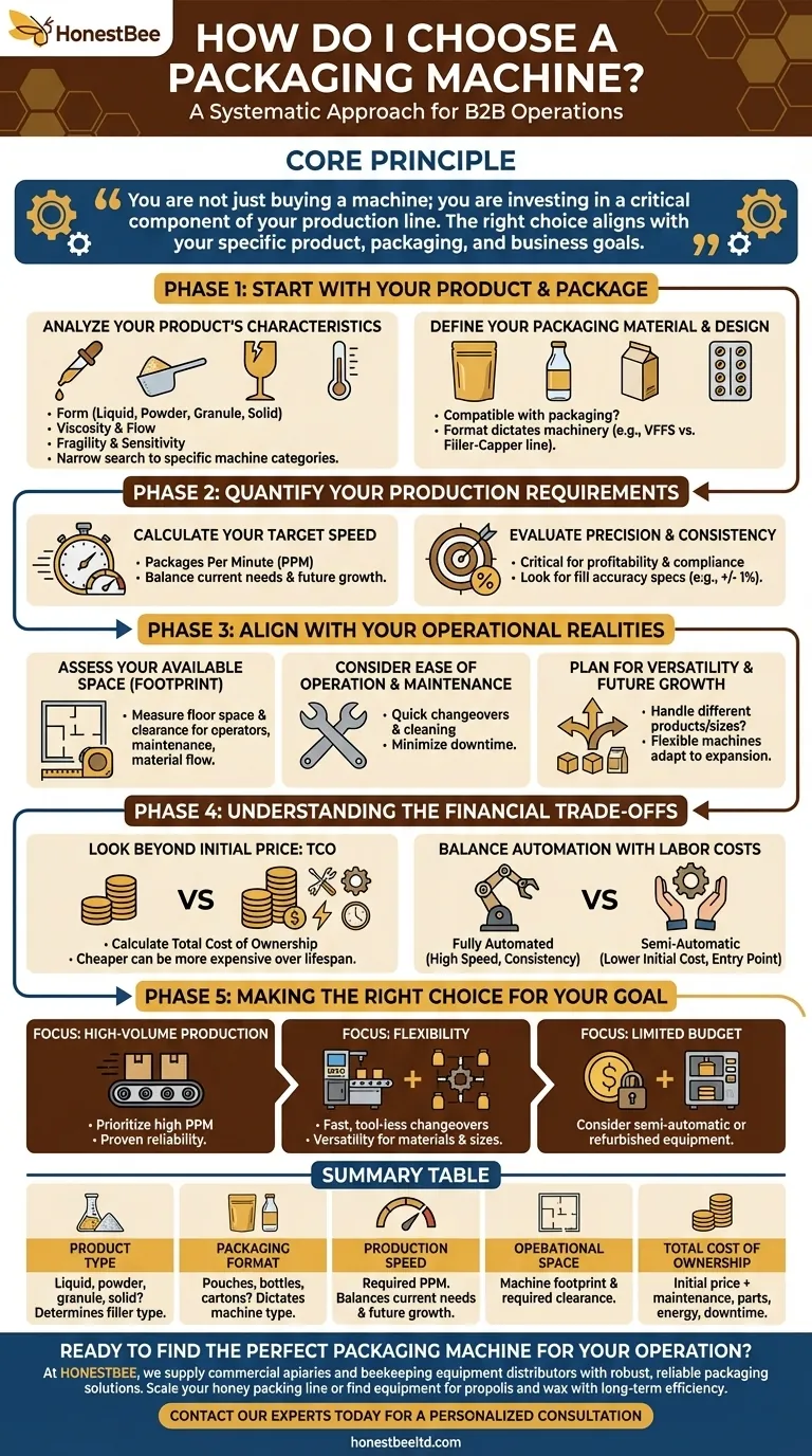 How do I choose a packaging machine? A Systematic Guide to Aligning with Your Production Needs Visual Guide