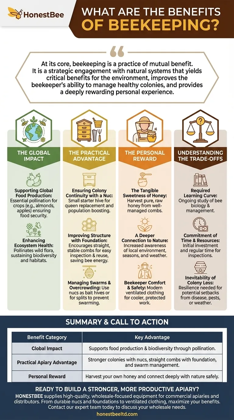 What are the benefits of beekeeping? Boost Pollination, Honey Yield, and Apiary Resilience Visual Guide