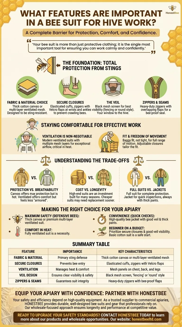 蜂箱工作时，蜂衣有哪些重要特征？为养蜂人提供基本的防护与舒适性 图解指南