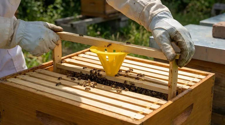 How do you use an escape board? A Step-by-Step Guide to Gentle Honey Harvesting