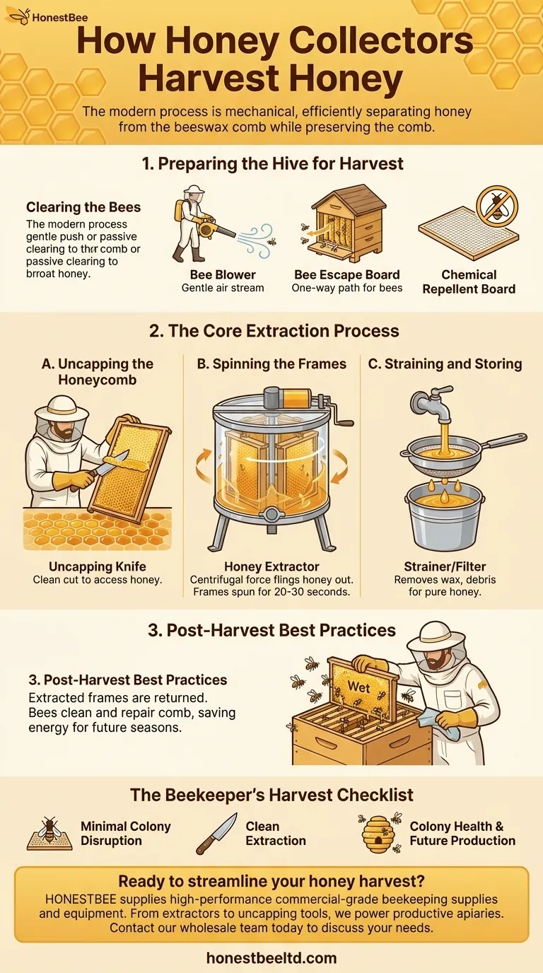 꿀 수집가들은 어떻게 꿀을 수집할까요? 효율적인 수확을 위한 단계별 가이드 시각적 가이드