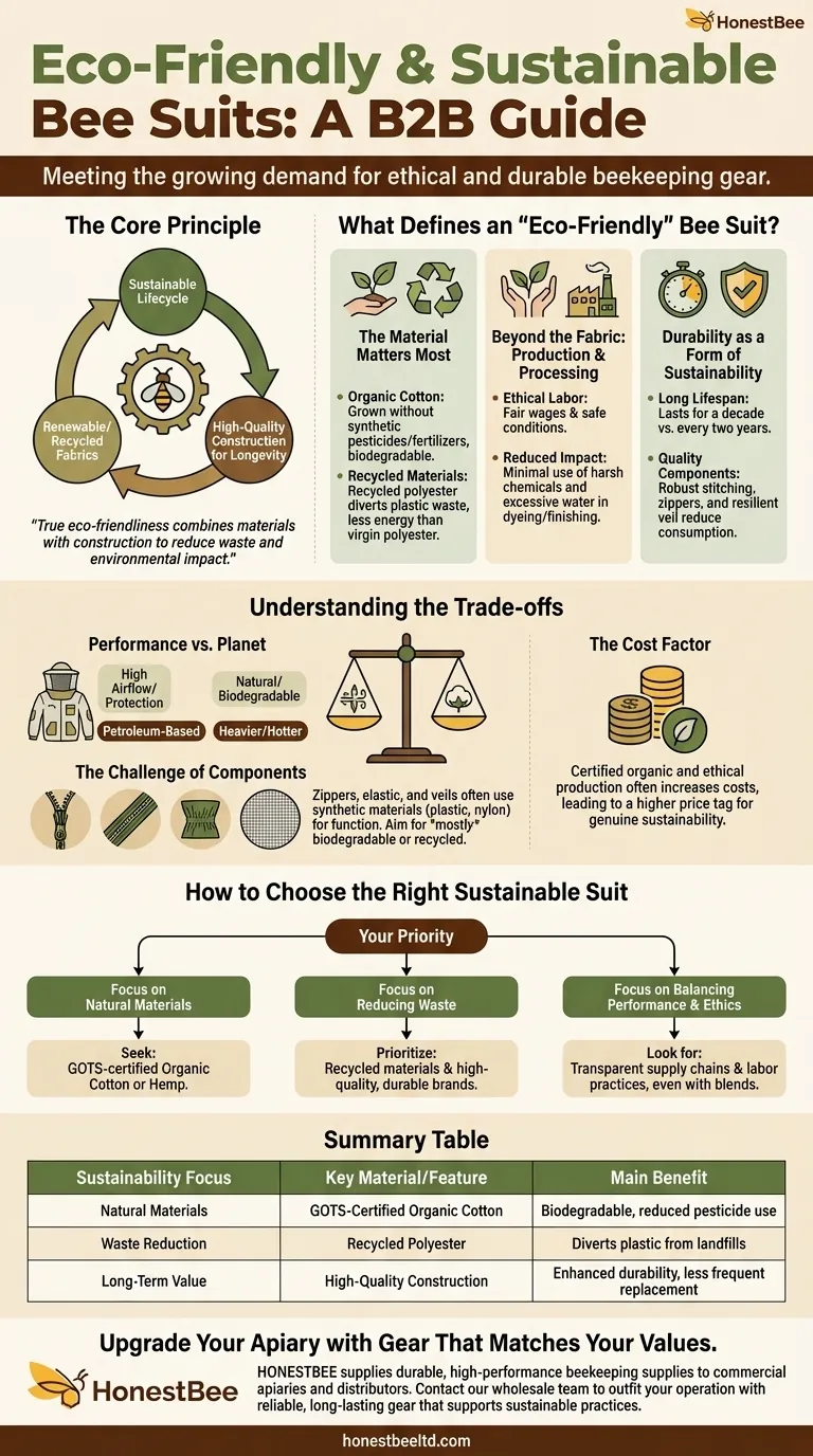 Are there eco-friendly and sustainable bee suits available? Protect Your Bees and the Planet Visual Guide