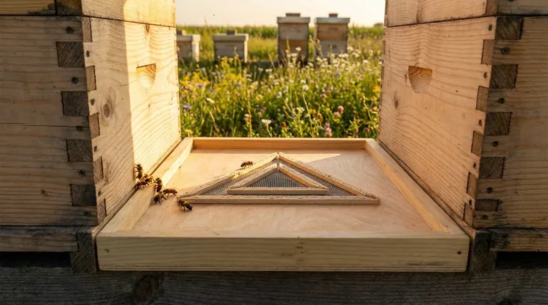 What is the effectiveness of the Bee Escape Board? Achieve a Calm, 95% Bee-Free Honey Harvest