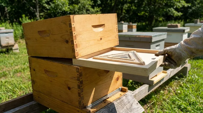 How should the Bee Escape Board be placed under the honey supers? Master the Correct Orientation for a Calm Harvest