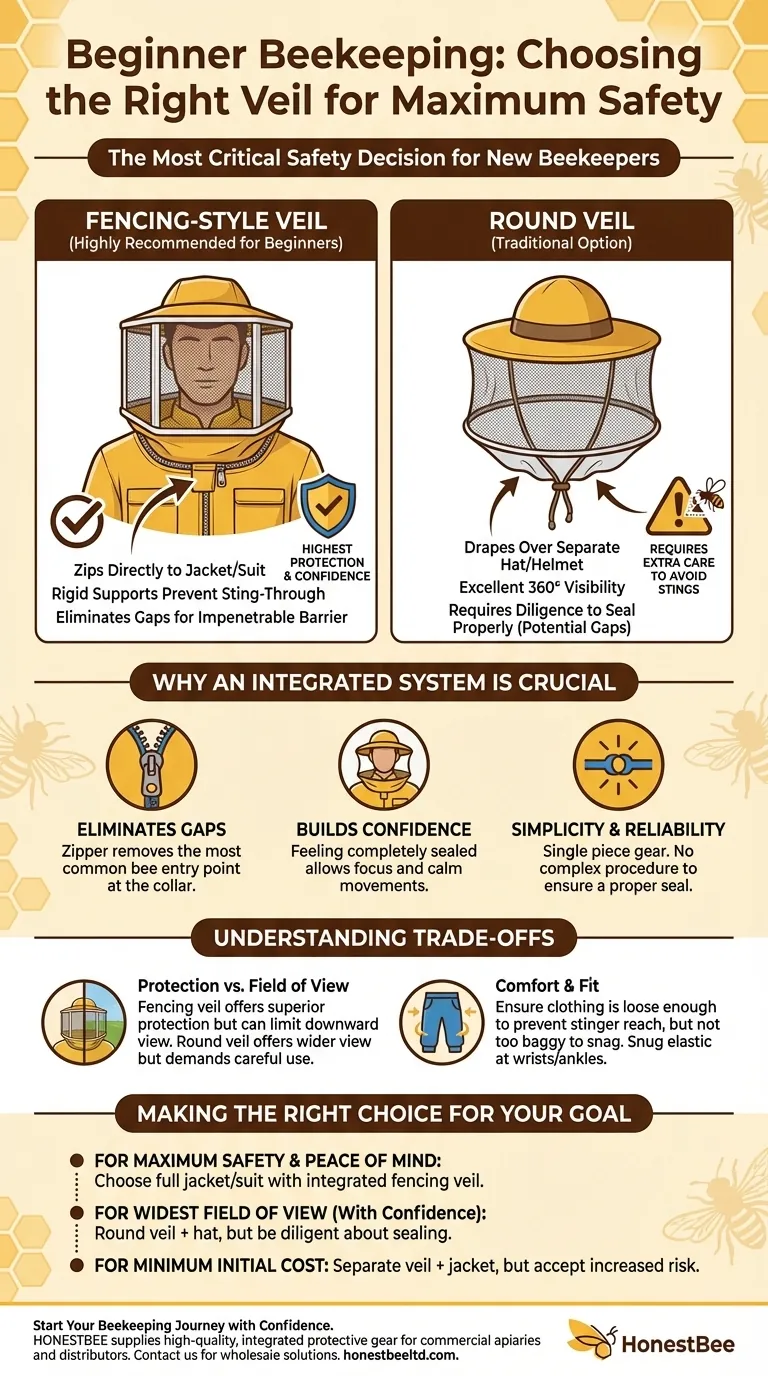 ما الذي يجب على المبتدئين أخذه في الاعتبار عند اختيار قناع النحل؟ تعظيم السلامة باستخدام القناع المناسب دليل مرئي