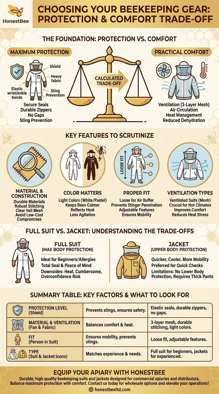 양봉복 또는 재킷 구매 시 고려해야 할 요소는 무엇인가요? 안전과 편안함을 위한 가이드 시각적 가이드