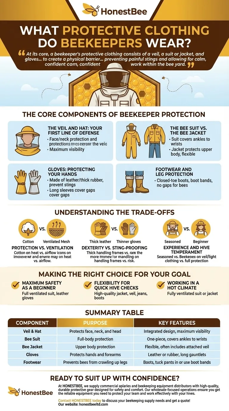 What protective clothing do beekeepers wear? Essential Gear for Safe & Effective Beekeeping Visual Guide