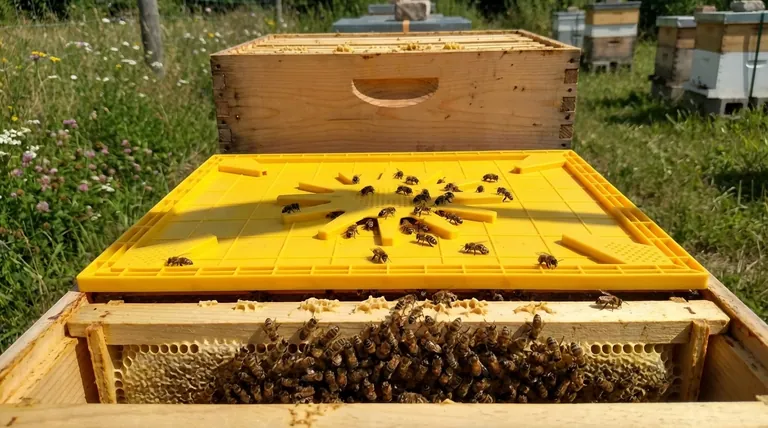 ¿Qué les sucede a las abejas cuando se utiliza una tabla de escape de abejas? Un método de cosecha suave y sin químicos