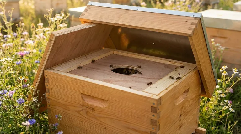 내부 덮개에 있는 타원형 구멍의 목적은 무엇인가요? 환기 및 수확의 핵심