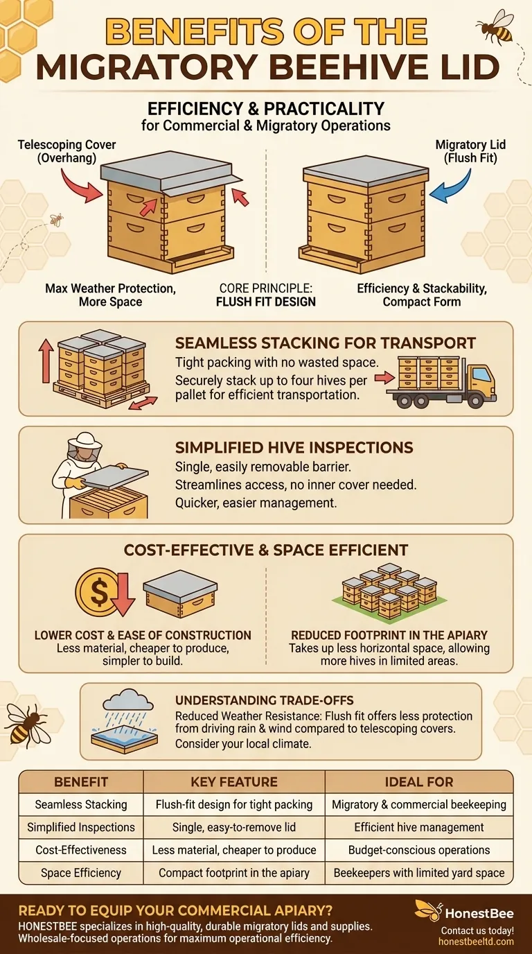 이동식 벌통 뚜껑의 이점은 무엇인가요? 상업용 양봉장의 효율성을 높이세요 시각적 가이드