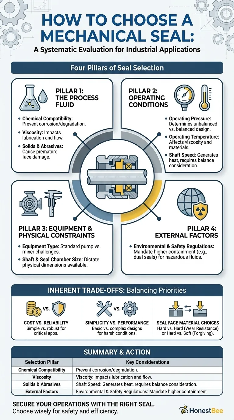 ¿Cómo elijo un sello mecánico? Una guía de 4 pilares para un rendimiento y fiabilidad óptimos Guía Visual