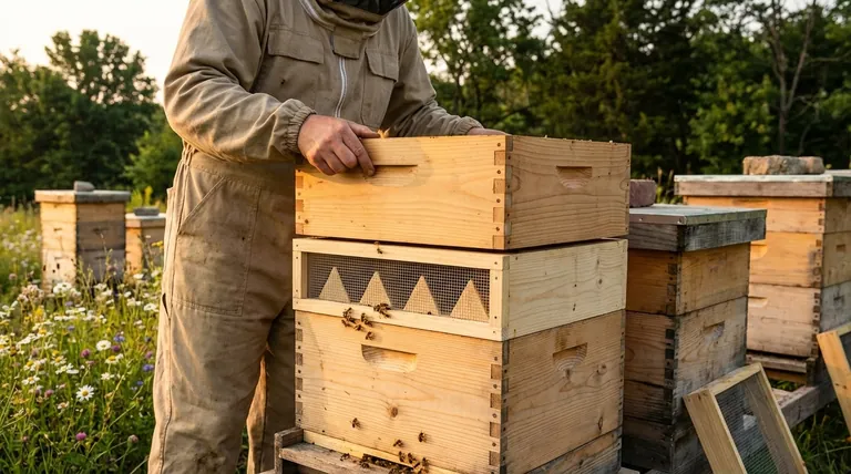 What is the primary use of the Triangle Escape Board? A Gentle, Chemical-Free Harvesting Tool