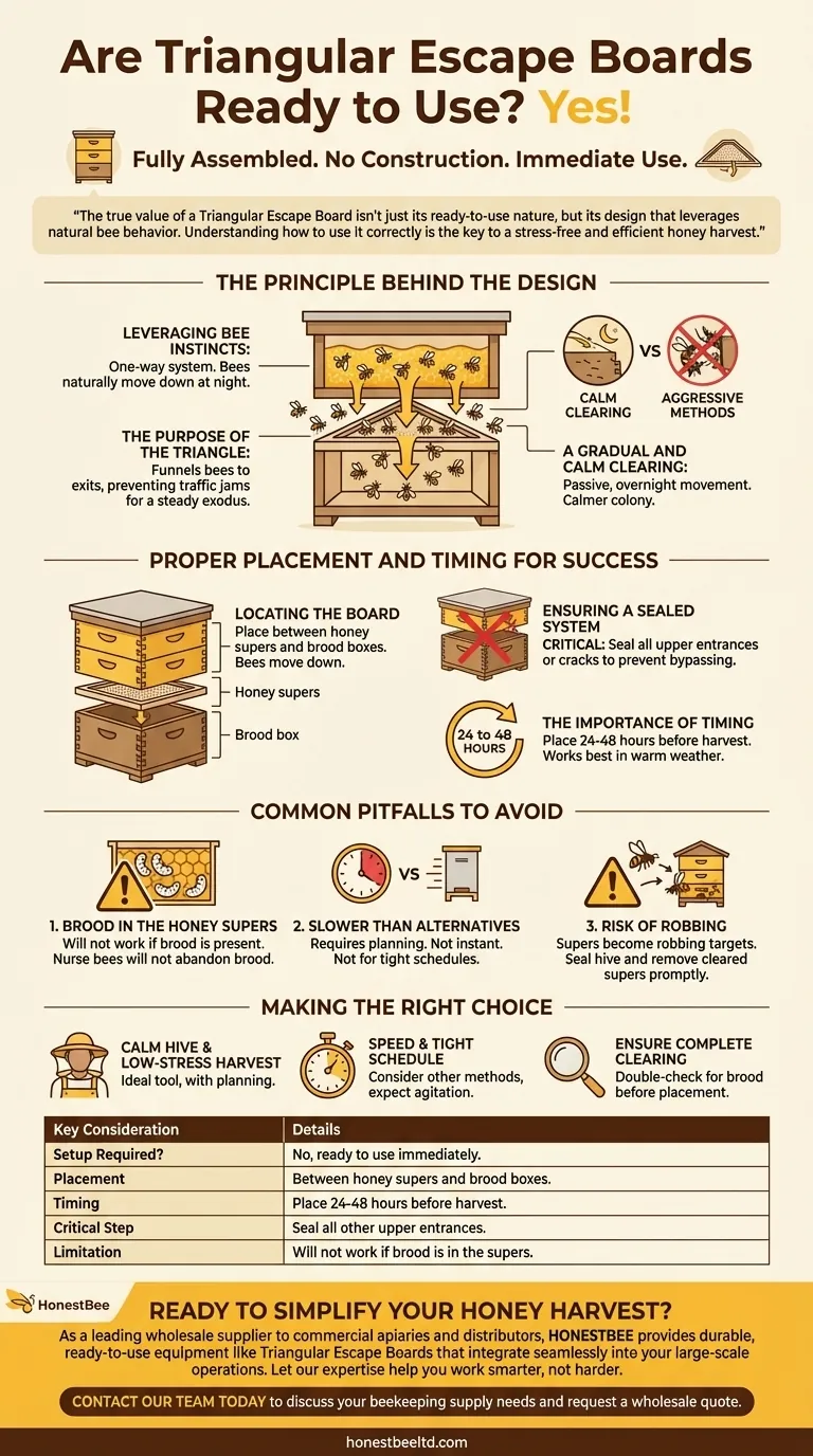 Are Triangular Escape Boards ready to use? Yes, and Here's How to Use Them Effectively Visual Guide