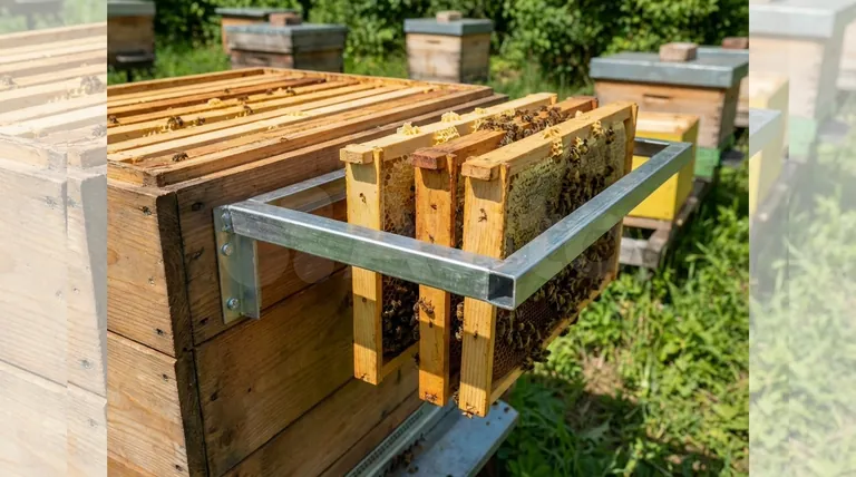 How many frames can the frame perch hold? Maximize Hive Inspection Efficiency