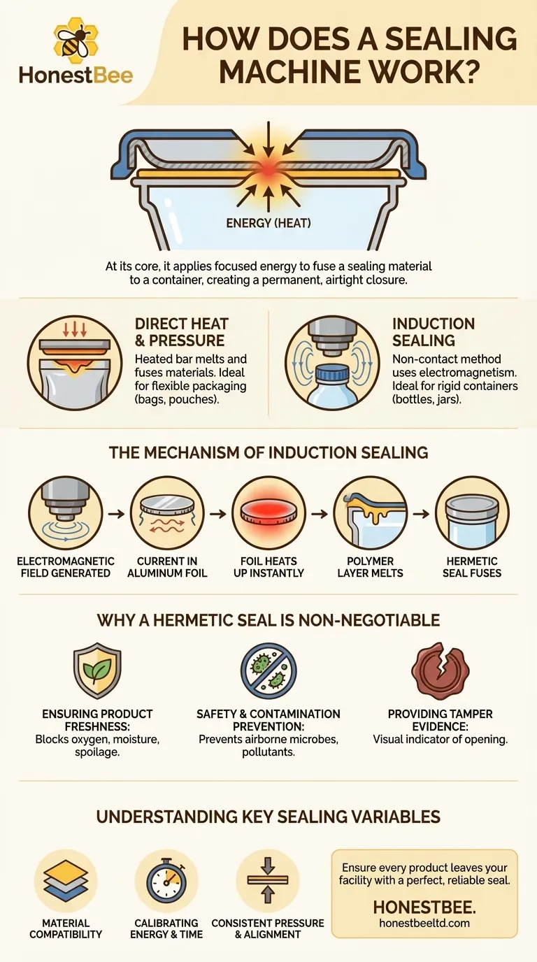Come funziona una sigillatrice? Garantire l'integrità del prodotto con una sigillatura ermetica perfetta Guida Visiva