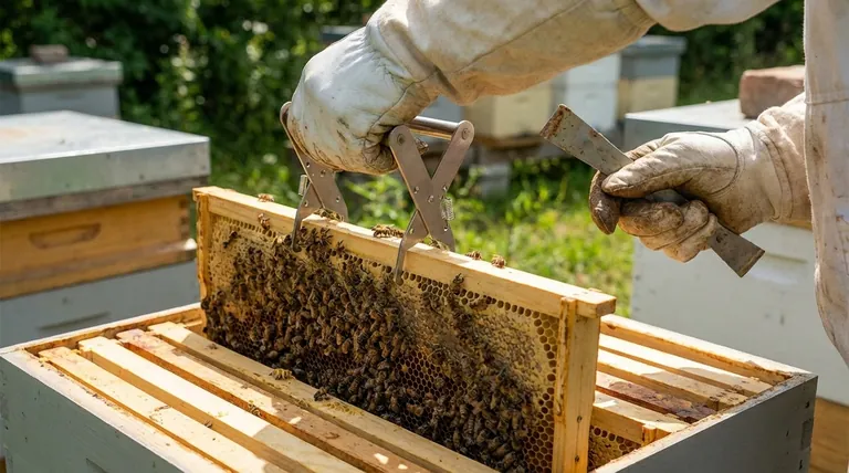 How do you use Frame Grips during hive inspections? Achieve Calmer, More Efficient Hive Inspections