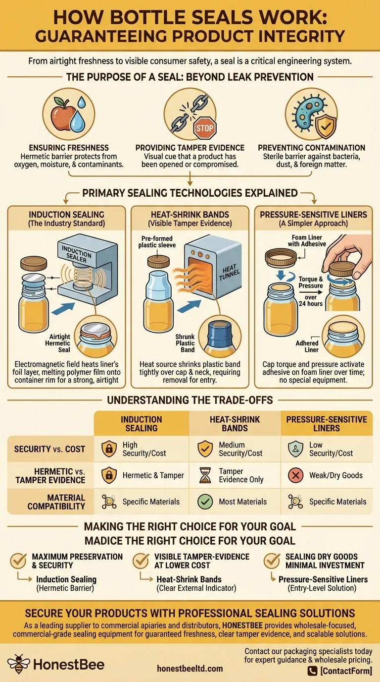 ボトルのシールはどのように機能するのか？製品完全性を支える技術を解き明かす ビジュアルガイド